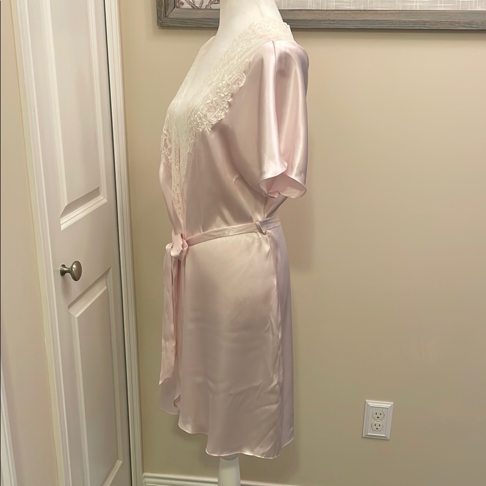 Linea Donatella Pink Sequin Robe Large - Picture 10 of 16